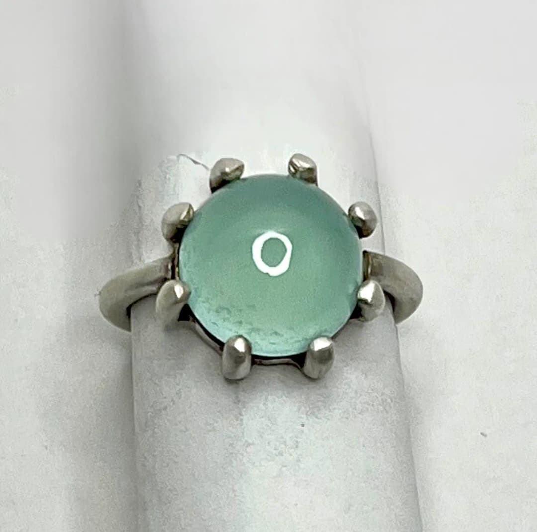PERUVIAN CHALCEDONY RING